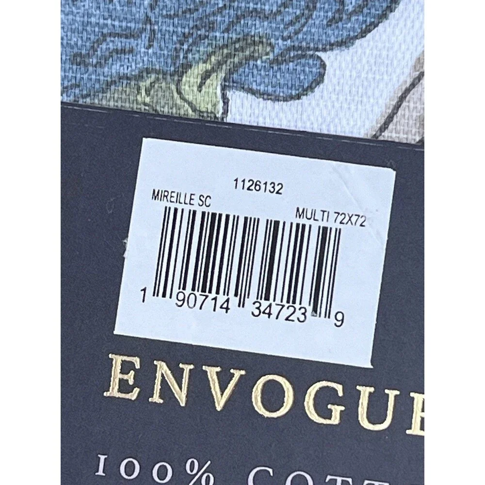 Envogue Home Mireille Shower Curtain Birds On Branches Floral 100% Cotton New
